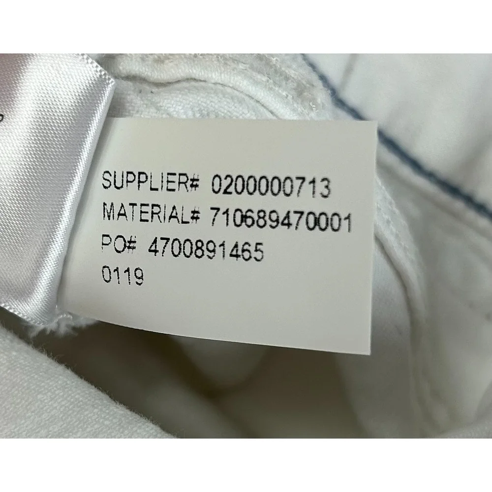 Polo Ralph Lauren Hampton Jeans Mens 31x30 Relaxed Straight White Denim Stretch